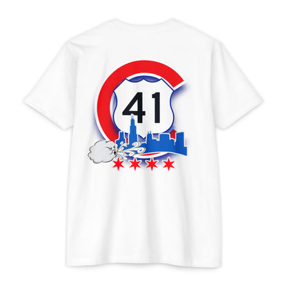 Route 41 Chicago T-Shirt | US Route 41 Lake Shore Drive Tee | Chicago IL Highway Shirt
