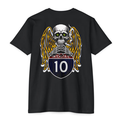 Interstate 10 T-shirt - Buckle Up for the Scary Journey