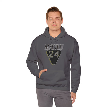 Hooded Sweatshirt Nashville Highway Route 24 Road Trip Soft Blend Apparel
