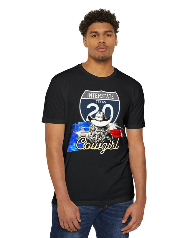 Interstate 20 Cowgirl Road Trip T-shirt