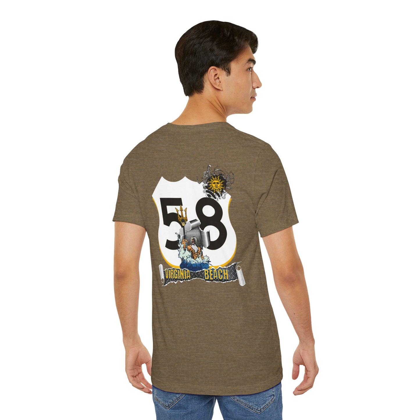 Route 58 Virginia Beach Road Trip T-Shirt