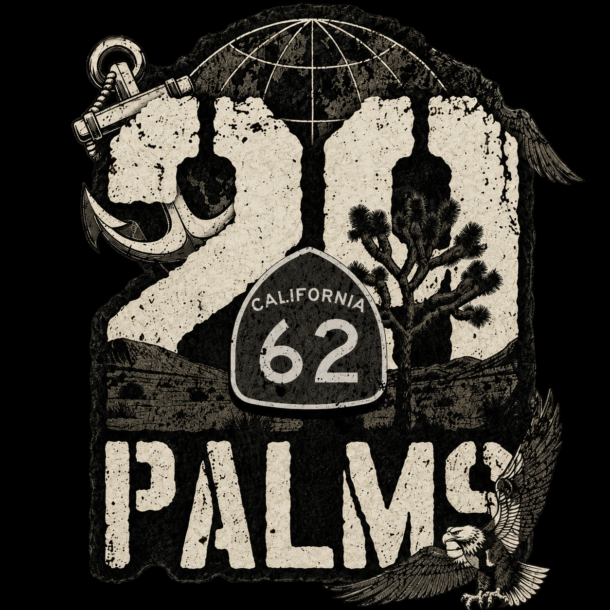 29 Palms California Route 62 Tee