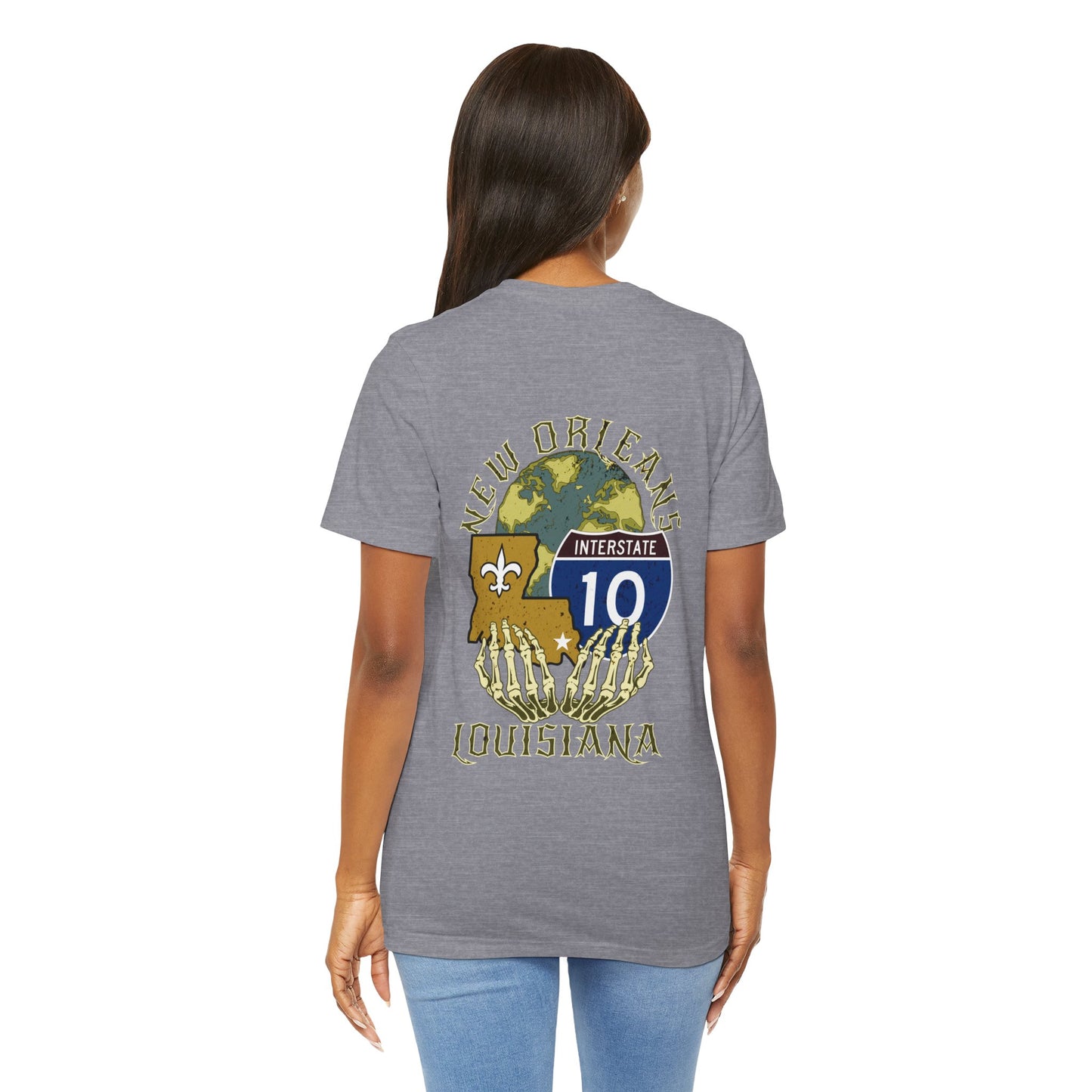 New Orleans Interstate 10 Highway Route Tee