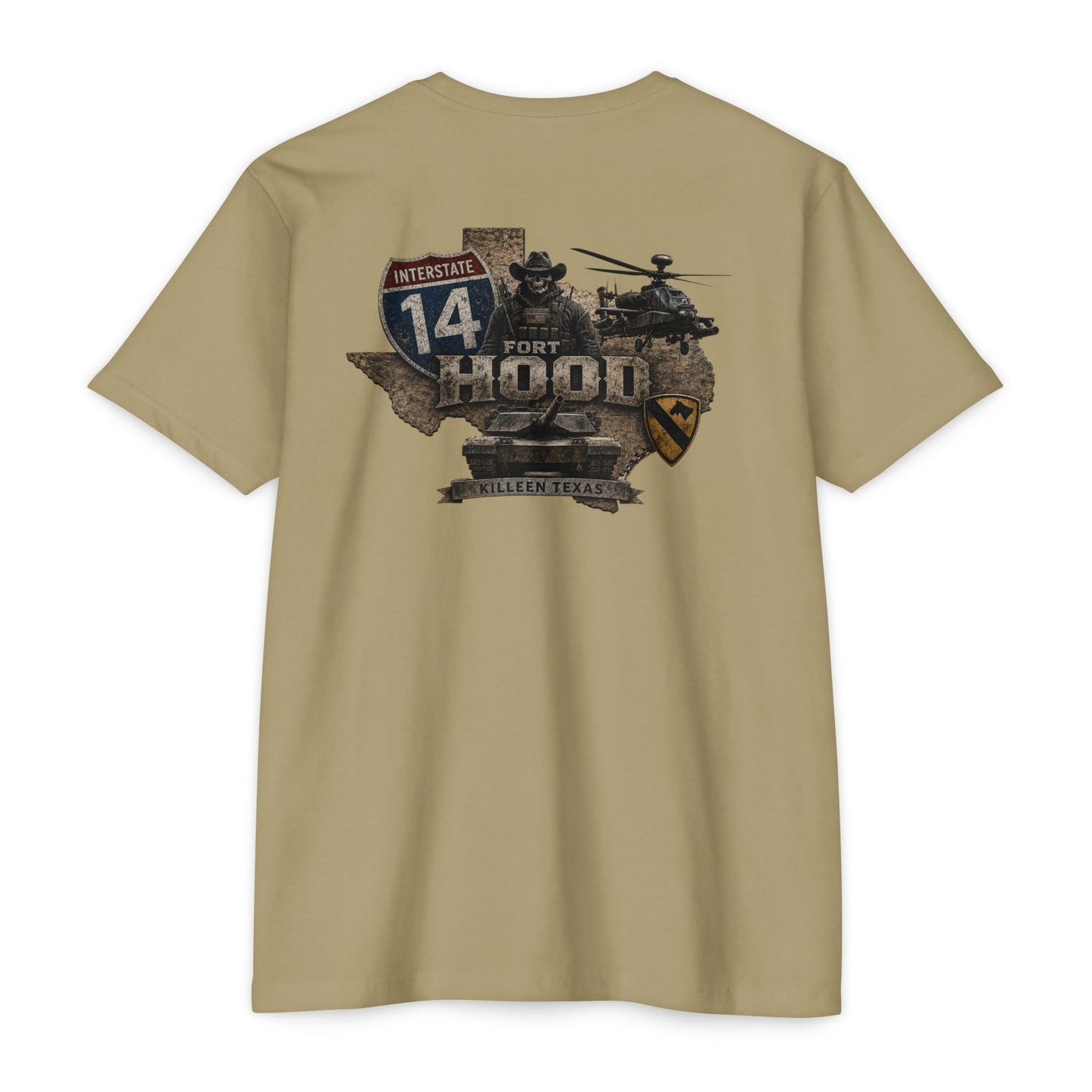 Fort Hood Interstate 14 Military Tribute Tee
