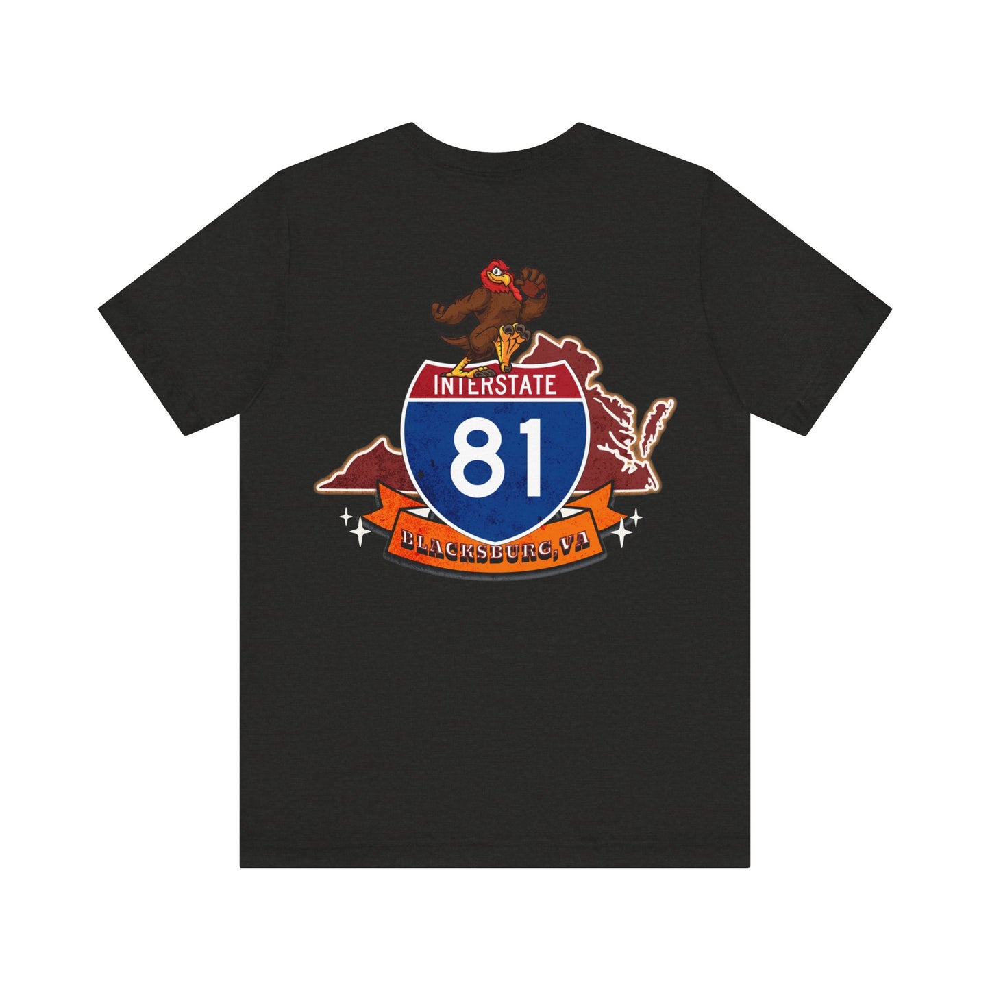 Interstate 81 Hookie Country, Blacksburg VA, Highway Route Apparel Unisex Soft tee