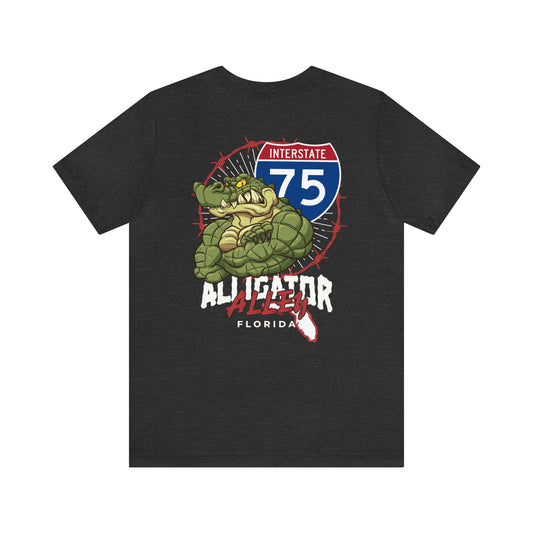I-75 ALLIGATOR ALLEY,  Unisex Jersey Short Sleeve Tee
