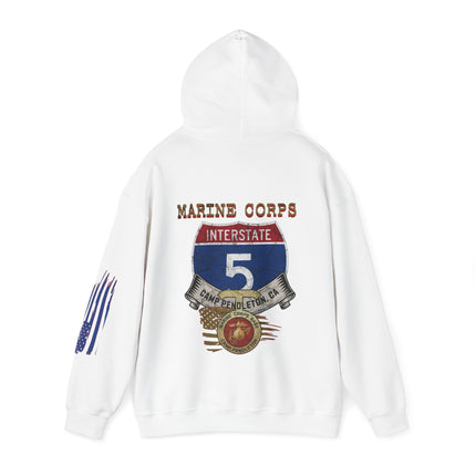 I-5, CAMP PENDLETON MCB, CA, Unisex Heavy Blend™ Hooded Sweatshirt