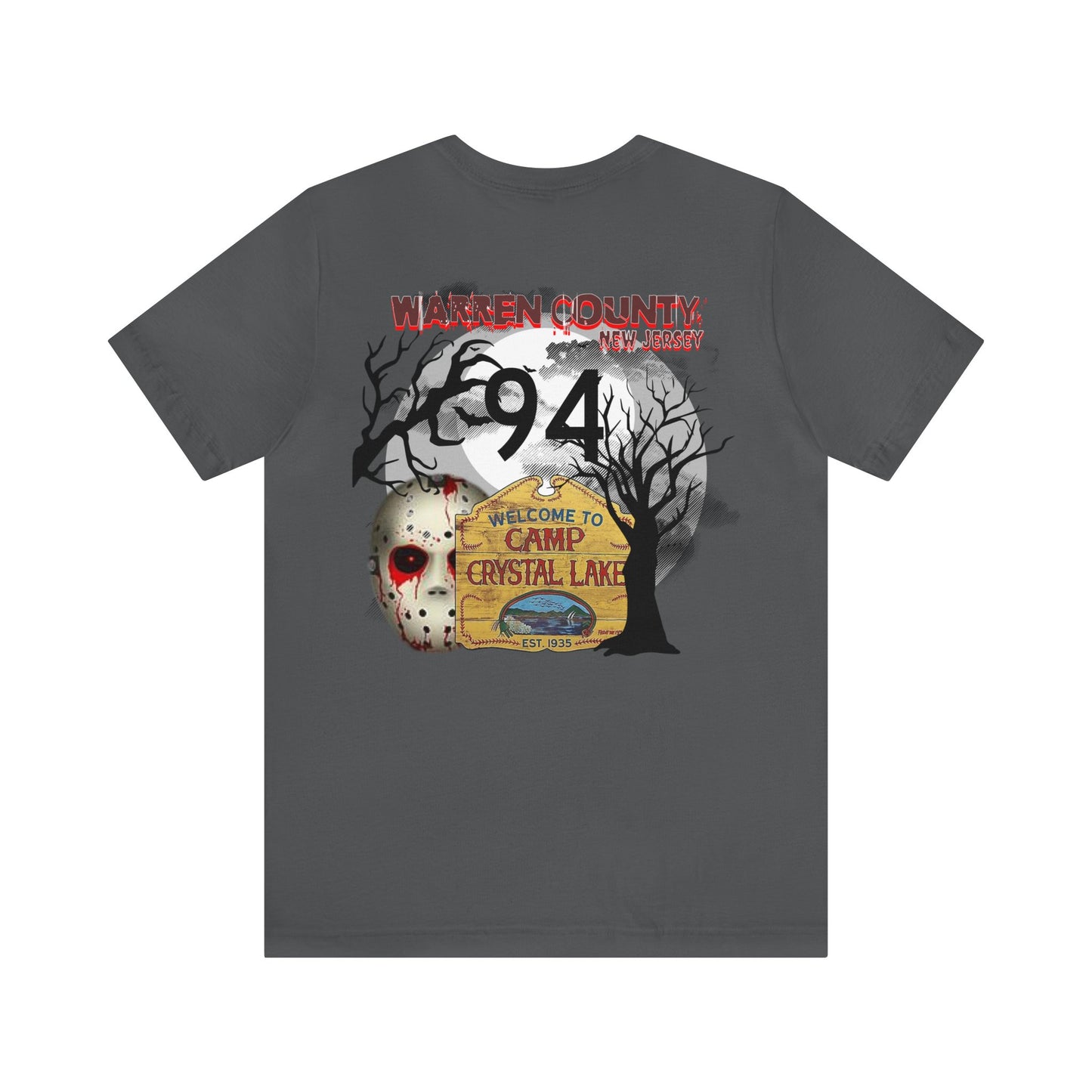 New Jersey RT 94, CRYSTAL LAKE, Unisex Jersey Short Sleeve Tee