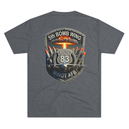 Minot Air Force Base ND Route 83 5th Bomb Wing Crew Tee