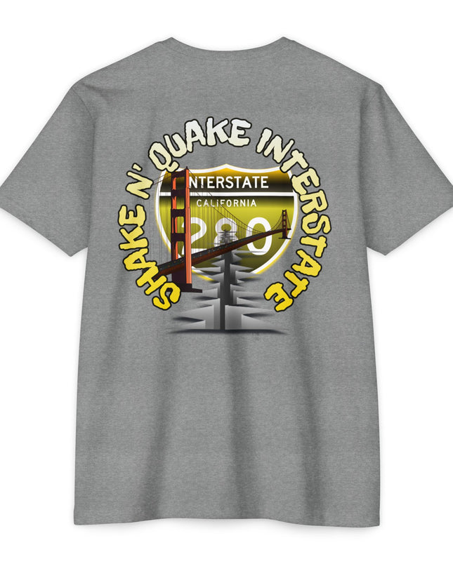 California Interstate 280 Shake and Quake Tee