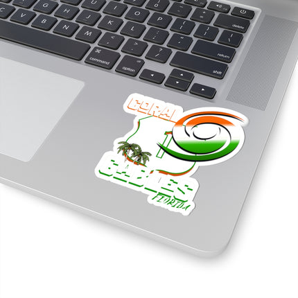 Stickers - Route 1 Coral Gables Florida Miami Hurricanes Home Decor