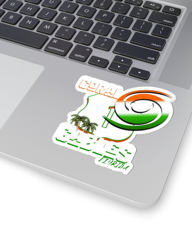 Stickers - Route 1 Coral Gables Florida Miami Hurricanes Home Decor