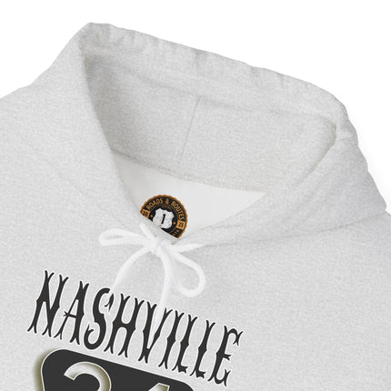 Hooded Sweatshirt Nashville Highway Route 24 Road Trip Soft Blend Apparel
