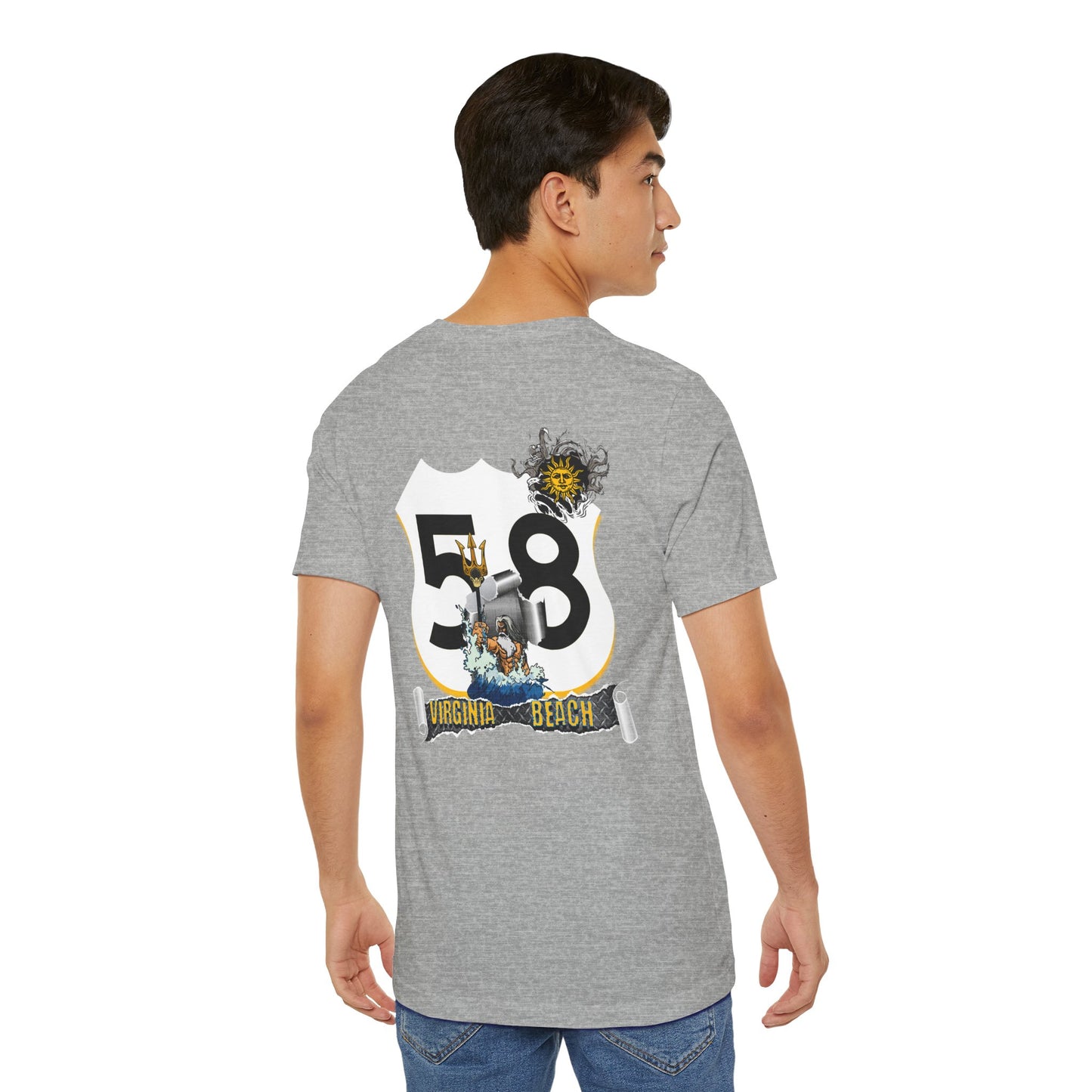 Route 58 Virginia Beach Road Trip T-Shirt