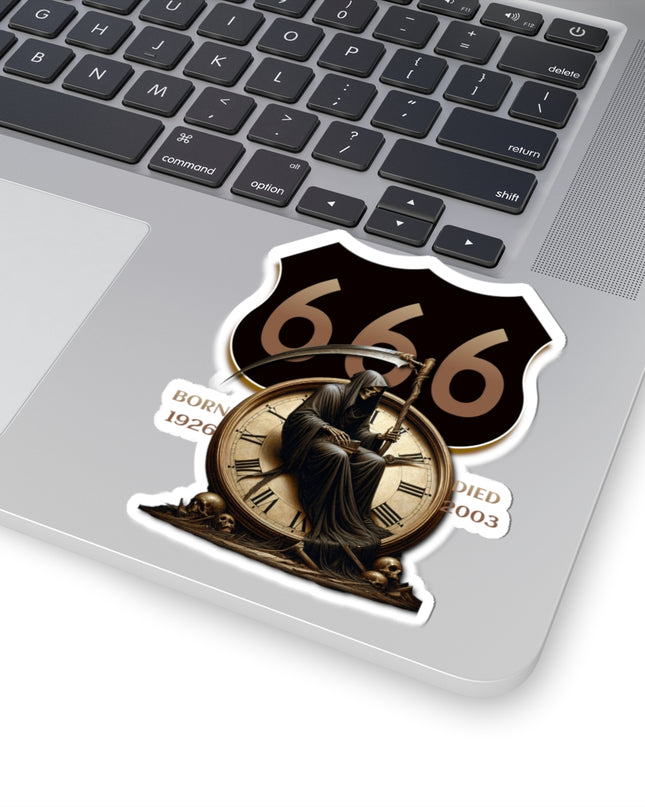 Sticker - Defunct Highway 666 Grim Reaper