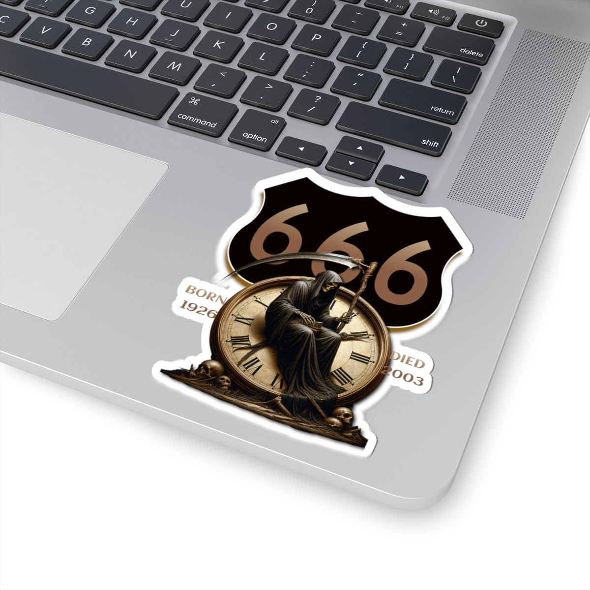 Sticker - Defunct Highway 666 Grim Reaper