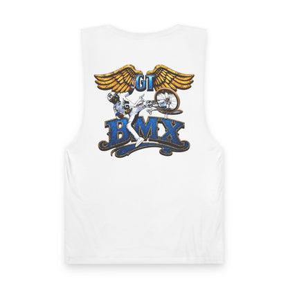 GT BMX Vintage Logo Tank Top — Retro BMX Cycling Muscle Tee
