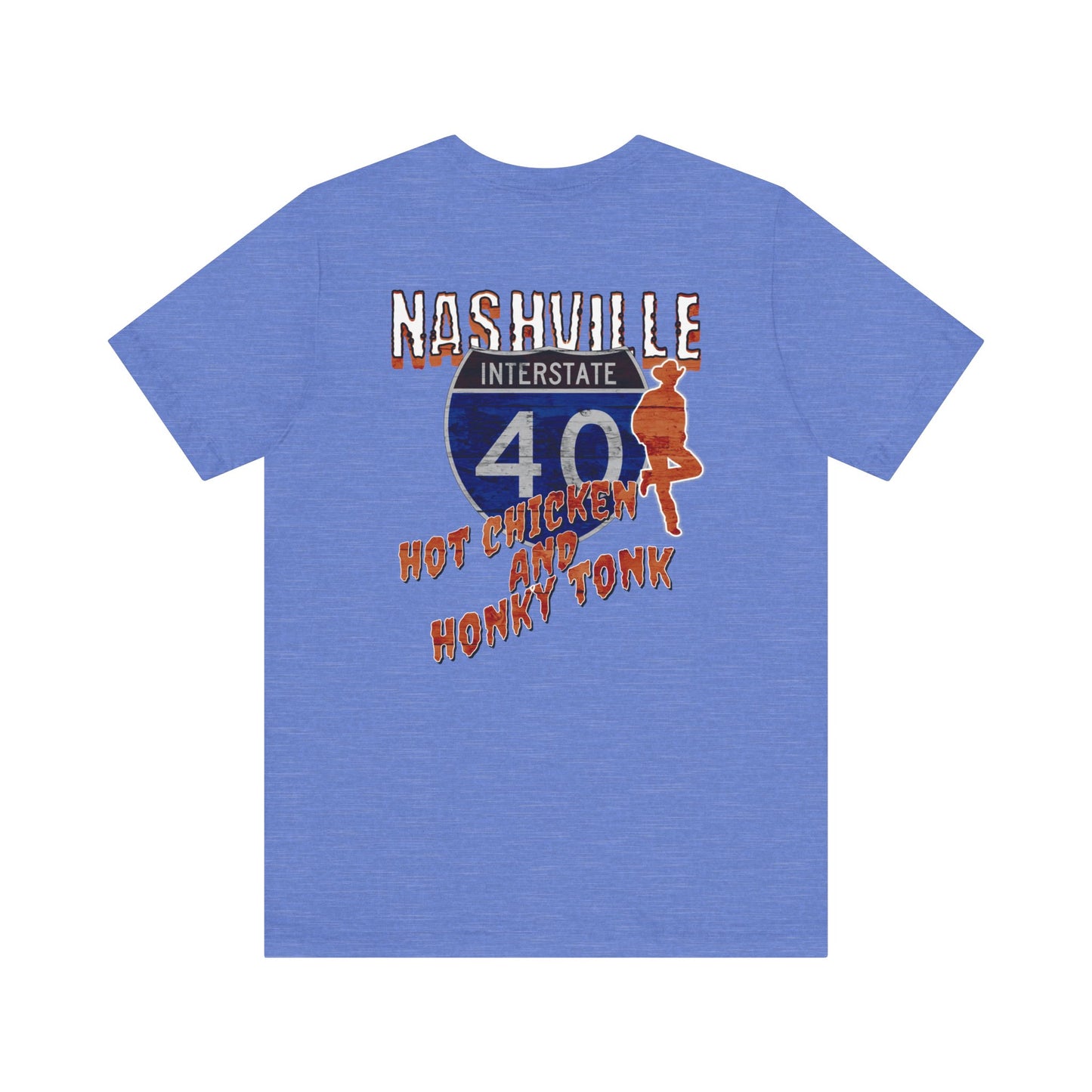 Nashville Interstate 40 Road Trip Country Music Tee