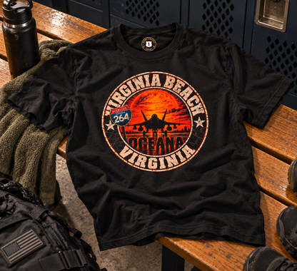 Oceana I-264 Virginia Beach T-Shirt  Veteran and Active Duty