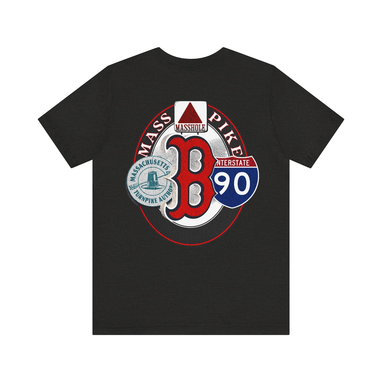 Interstate 90 Boston Massholes Tee