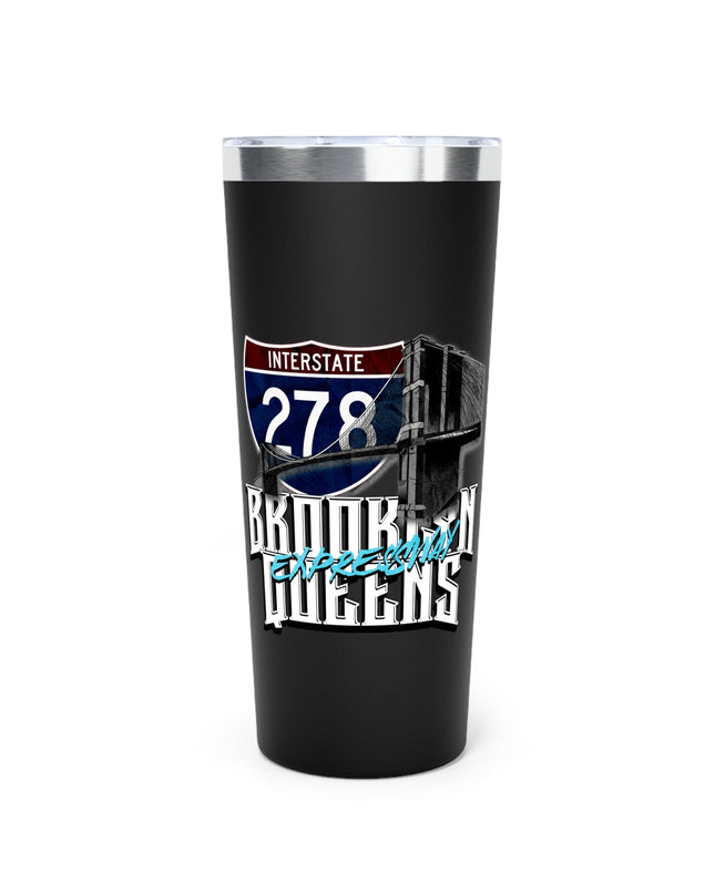 Tumbler - Interstate 278 BQE Copper Vacuum Insulated 22oz