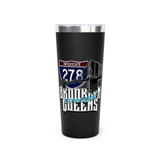 Tumbler - Interstate 278 BQE Copper Vacuum Insulated 22oz