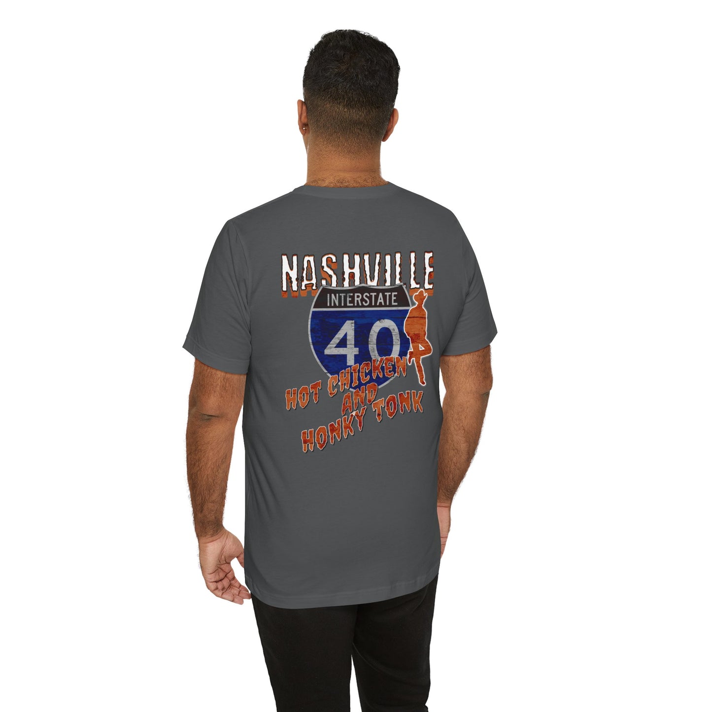 Nashville Interstate 40 Road Trip Country Music Tee