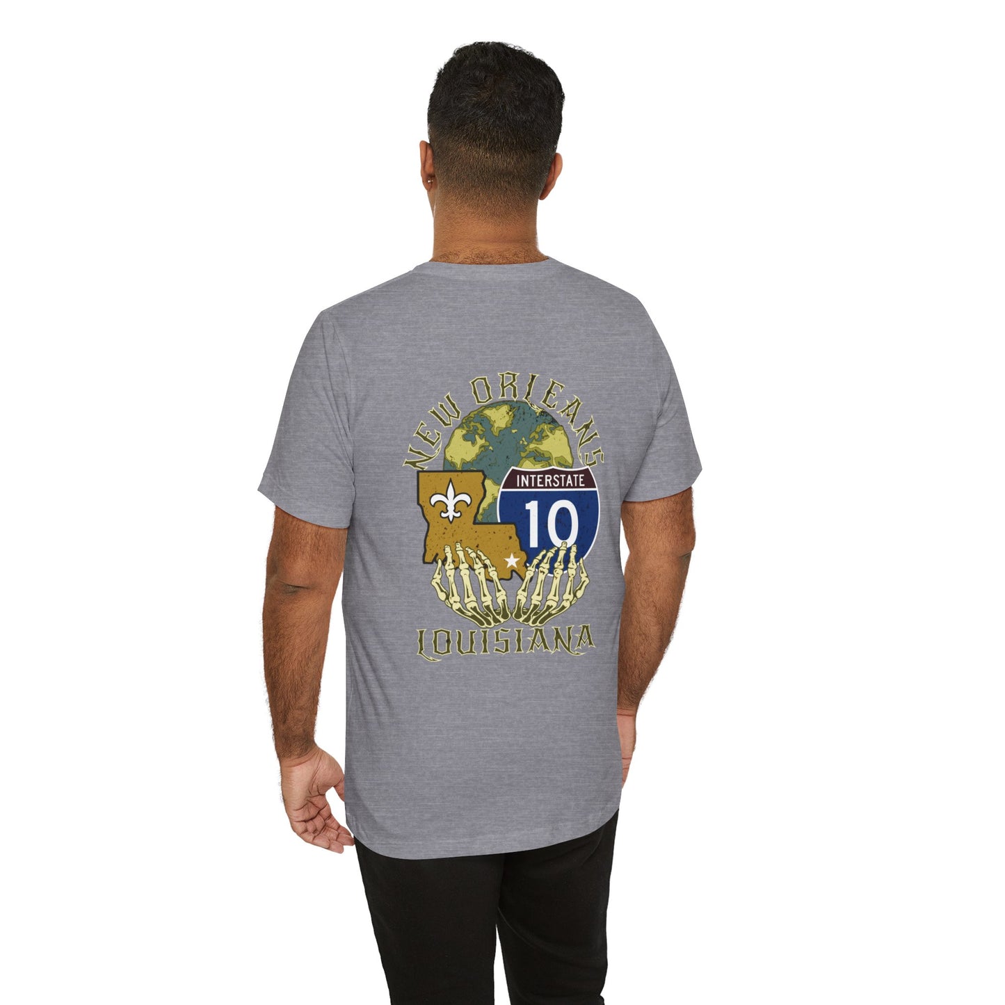 New Orleans Interstate 10 Highway Route Tee