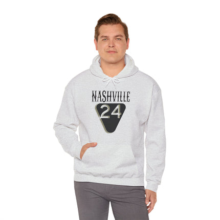 Hooded Sweatshirt Nashville Highway Route 24 Road Trip Soft Blend Apparel
