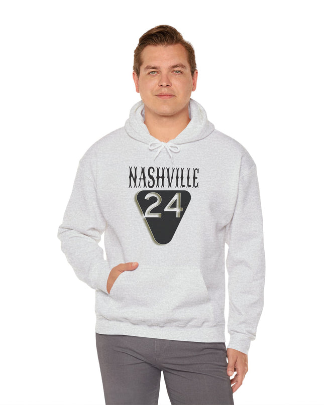 Hooded Sweatshirt Nashville Highway Route 24 Road Trip Soft Blend Apparel