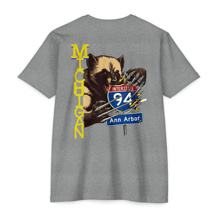 T-Shirt - Interstate 94 Ann Arbor Michigan Road Trip Tailgating Wolverine Country