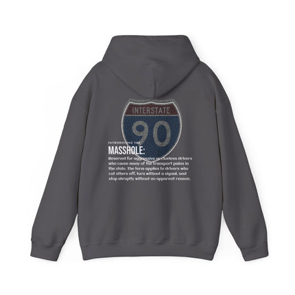 Masshole Interstate 90 Hoodie