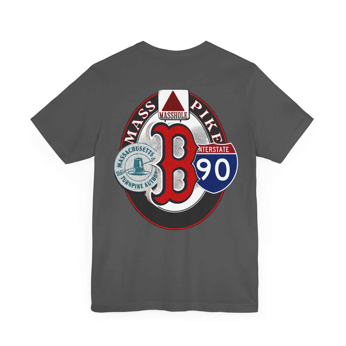 Interstate 90 Boston Massholes Tee