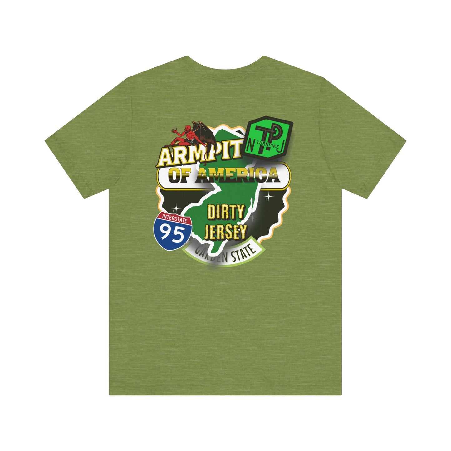 DIRTY JERSEY, I-95, Unisex Jersey Short Sleeve Tee