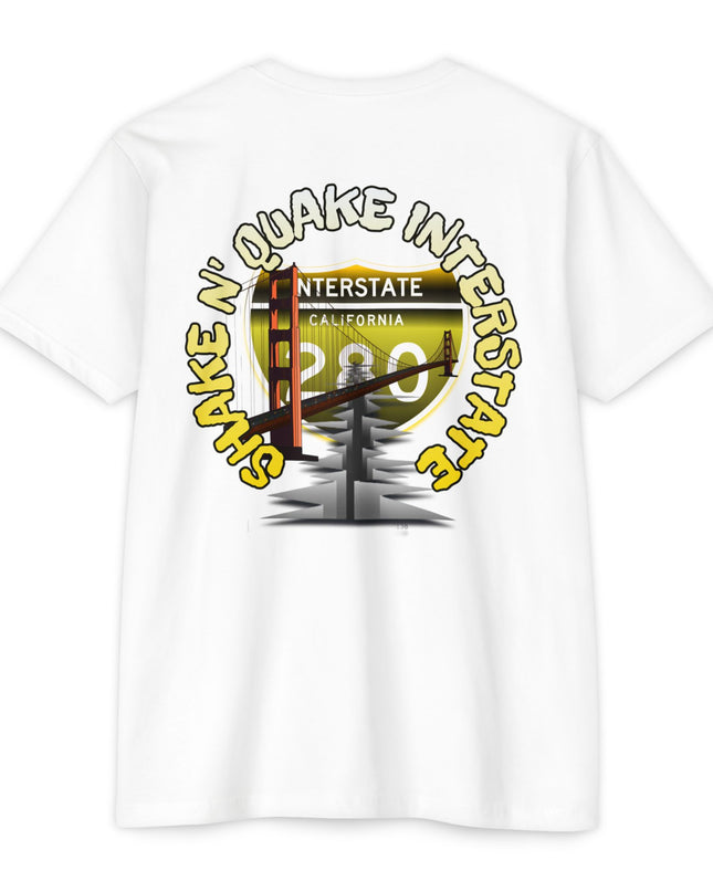 California Interstate 280 Shake and Quake Tee
