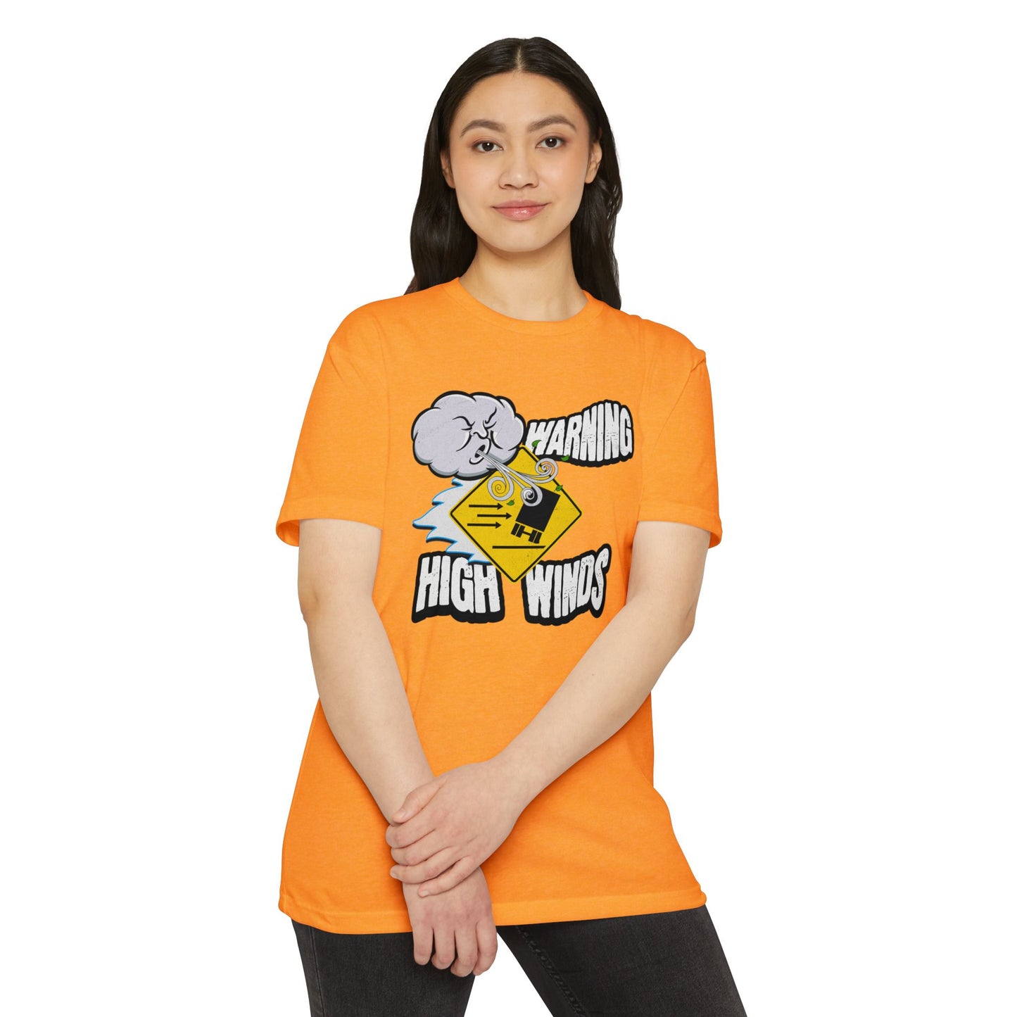 Funny Warning High Winds T-shirt