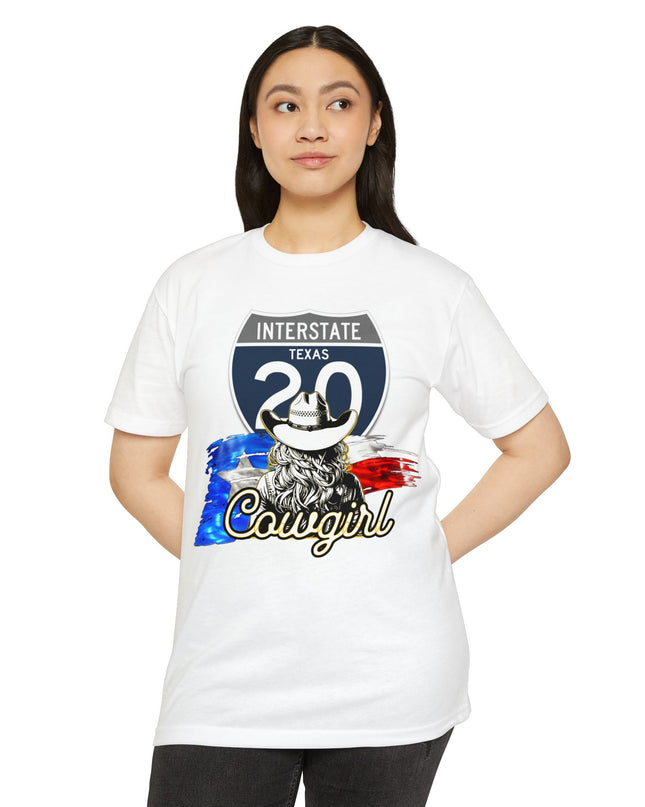 Interstate 20 Cowgirl Road Trip T-shirt