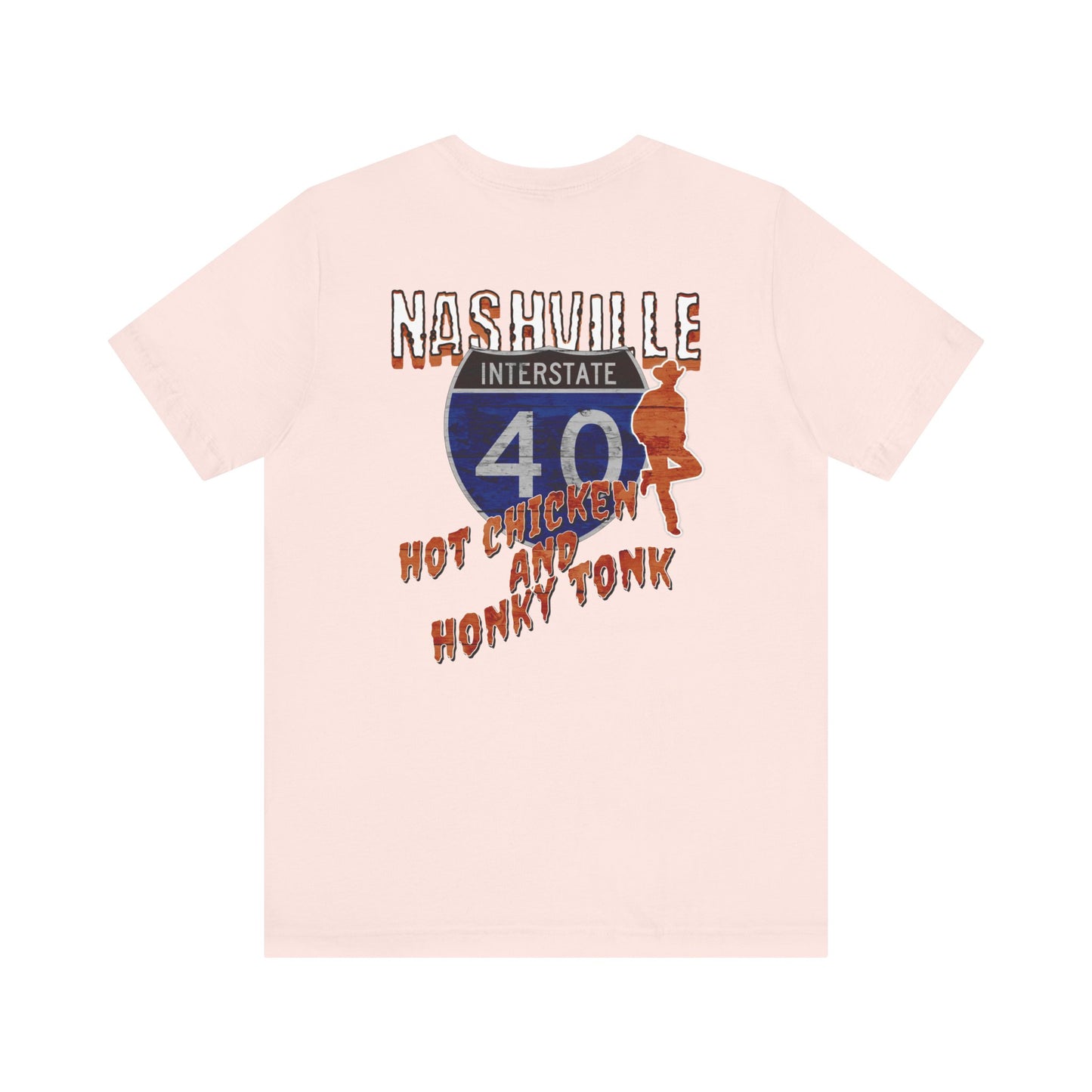 Nashville Interstate 40 Road Trip Country Music Tee