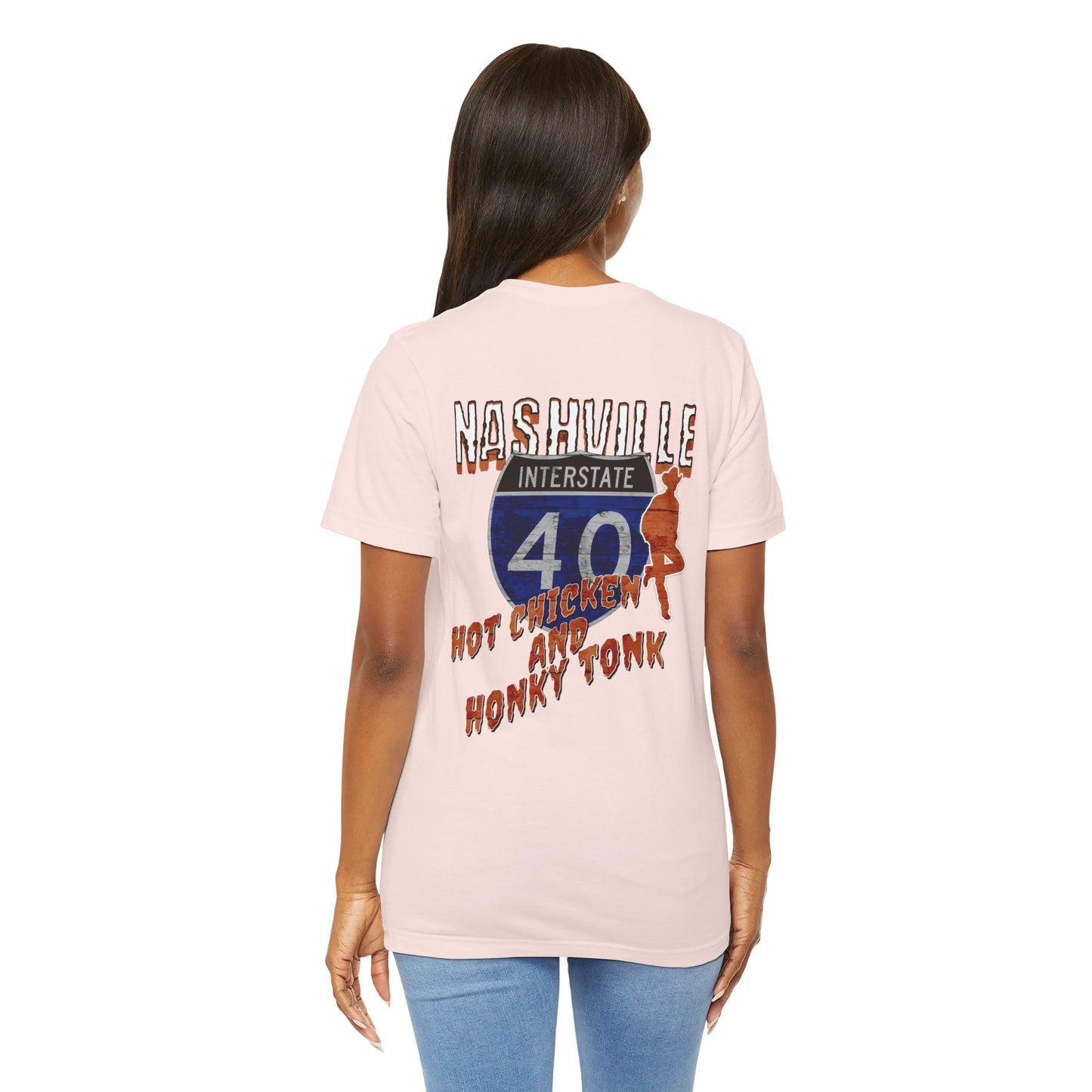 Nashville Interstate 40 Road Trip Country Music Tee