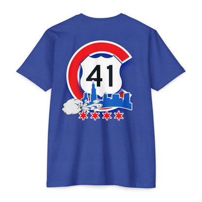 Route 41 Chicago T-Shirt | US Route 41 Lake Shore Drive Tee | Chicago IL Highway Shirt