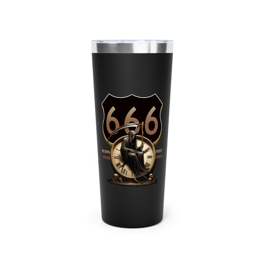Tumbler - Defuncted Highway 666 Devil's Highway Design, 22oz