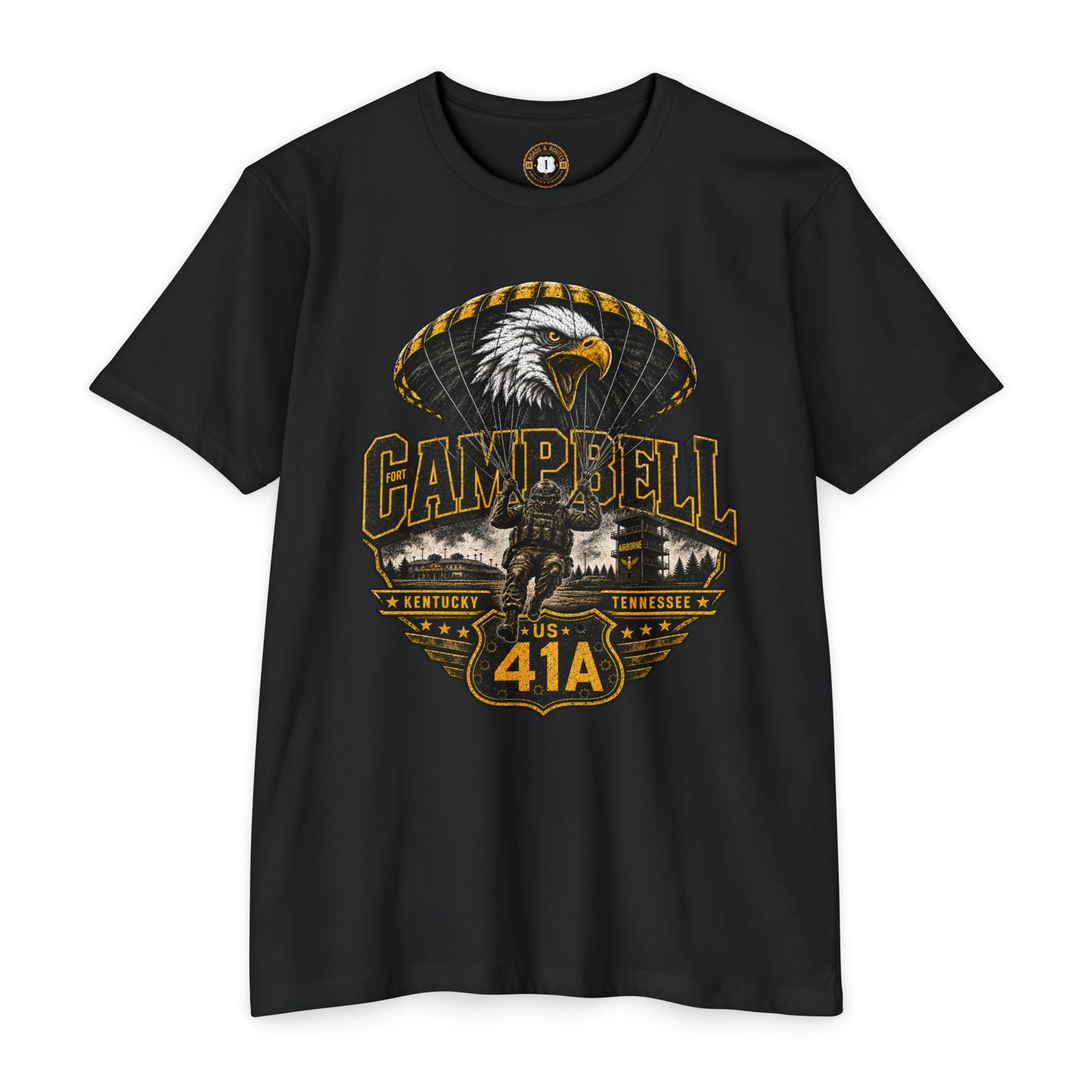 Fort Campbell Route 41A T-Shirt | 101st Airborne Army Veteran Tee