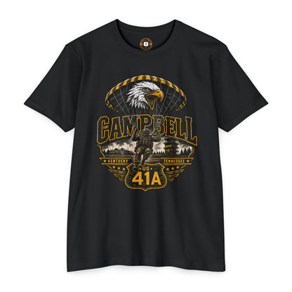Fort Campbell Route 41A T-Shirt | 101st Airborne Army Veteran Tee