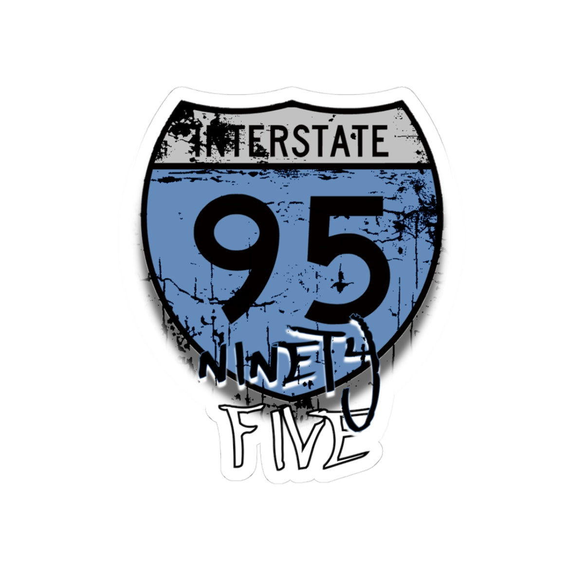 Stickers - East Coast Interstate 95 Design – Roads and Routes Apparel