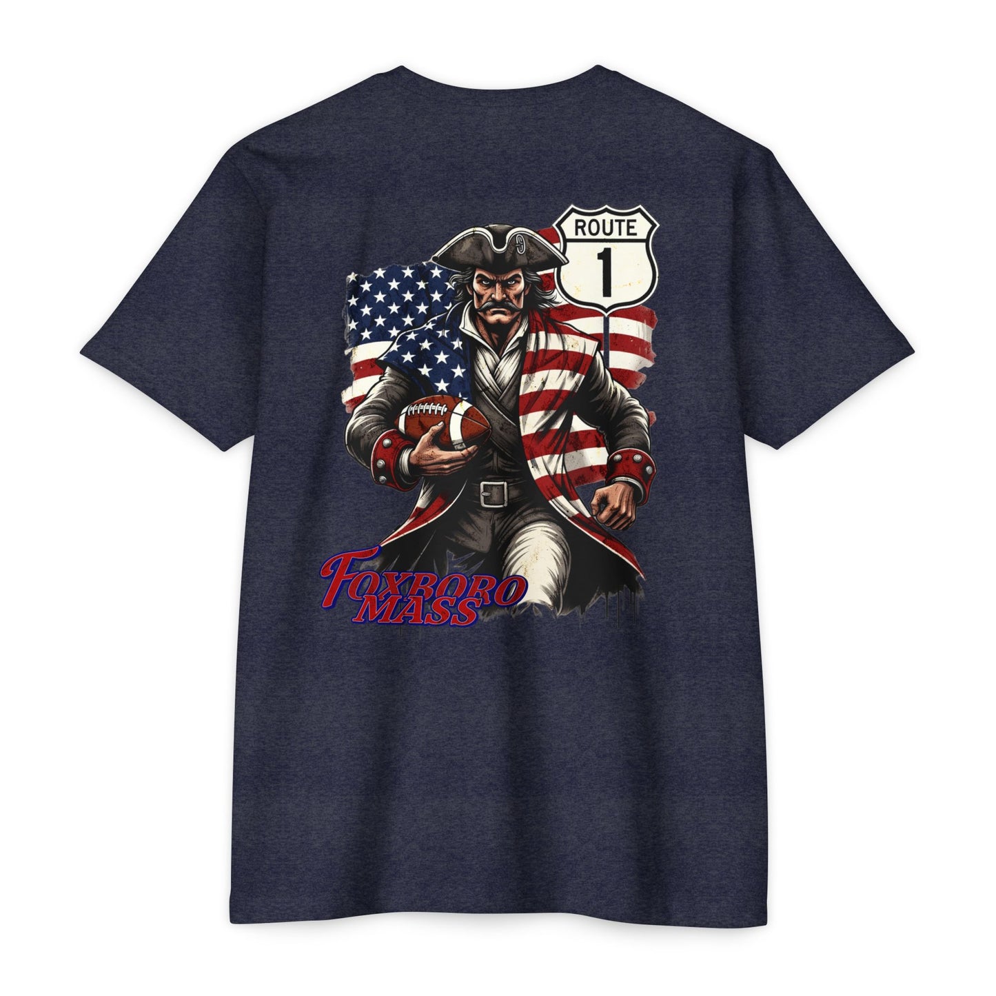 Route 1 Foxboro Massachusetts Patriot Country Road Trip Unisex CVC Jersey