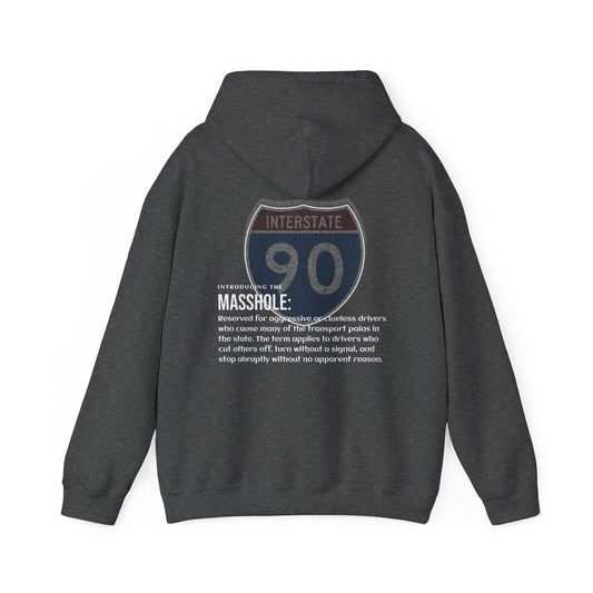 Masshole Interstate 90 Hoodie