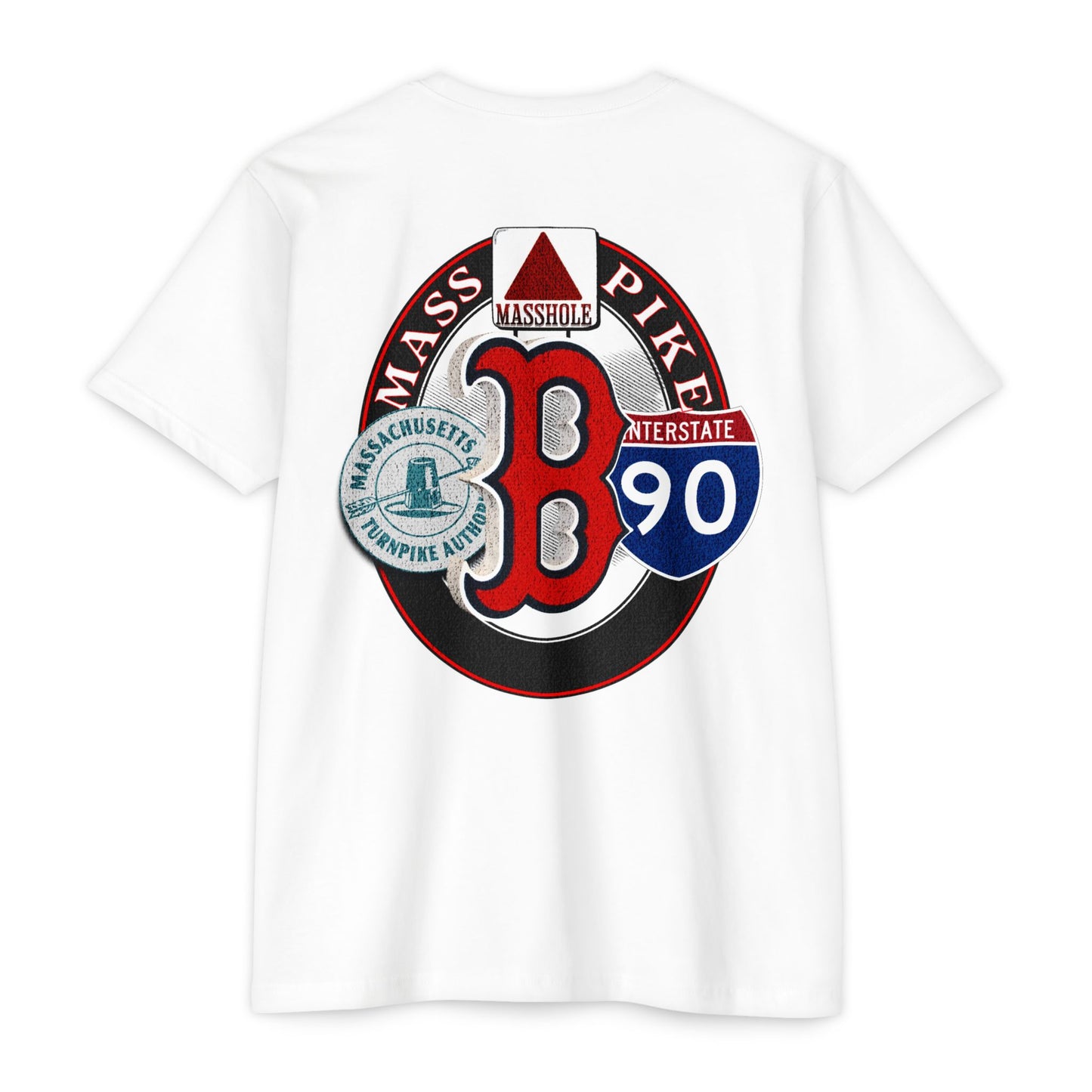 Boston Massholes  I-90 Tee