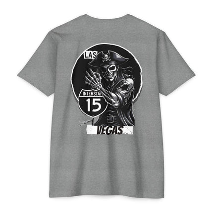 Las Vegas  Interstate 15 Silver and Black Pride Tee, The pirate has moved to the desert