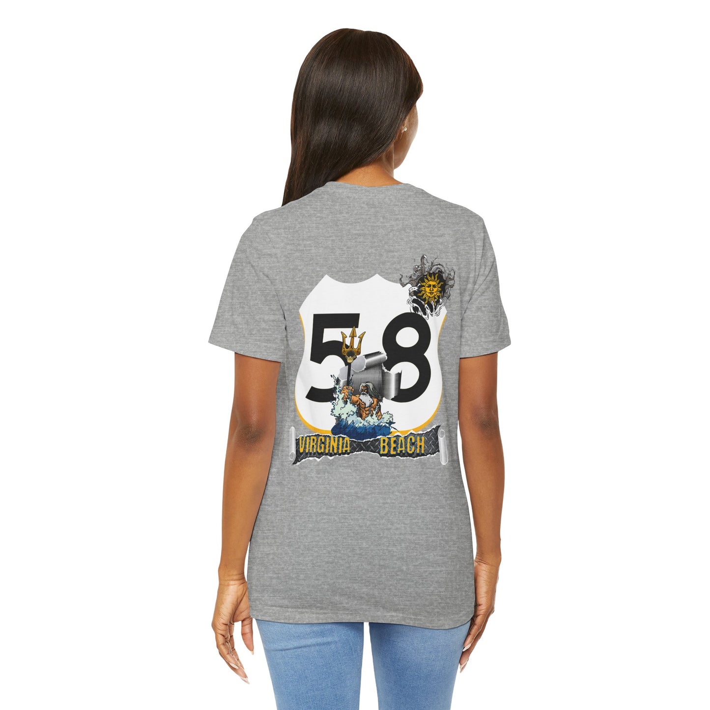 Route 58 Virginia Beach Road Trip T-Shirt