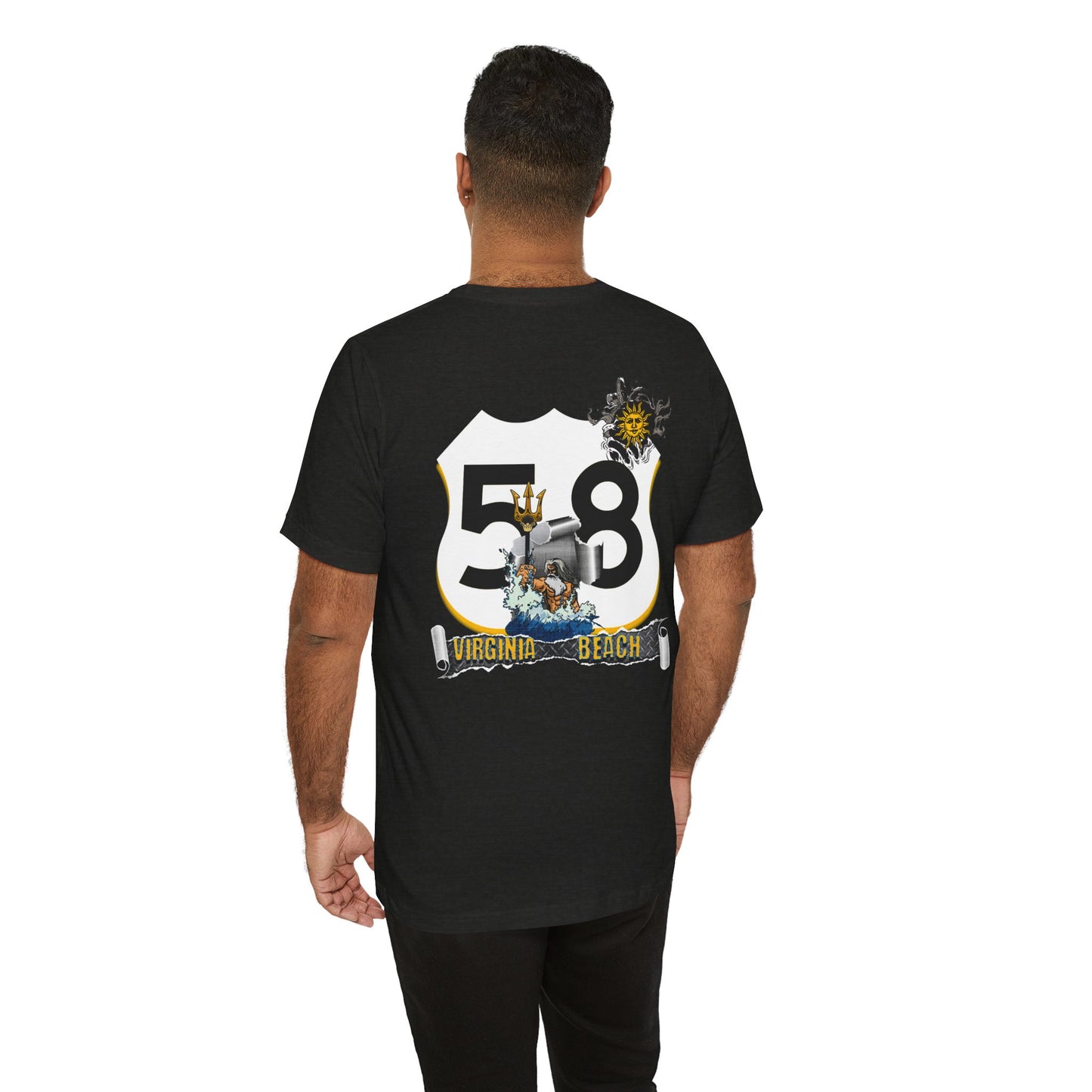 Route 58 Virginia Beach Road Trip T-Shirt